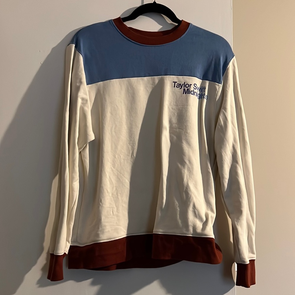 RARE Taylor swift midnights colorblock sweatshirt